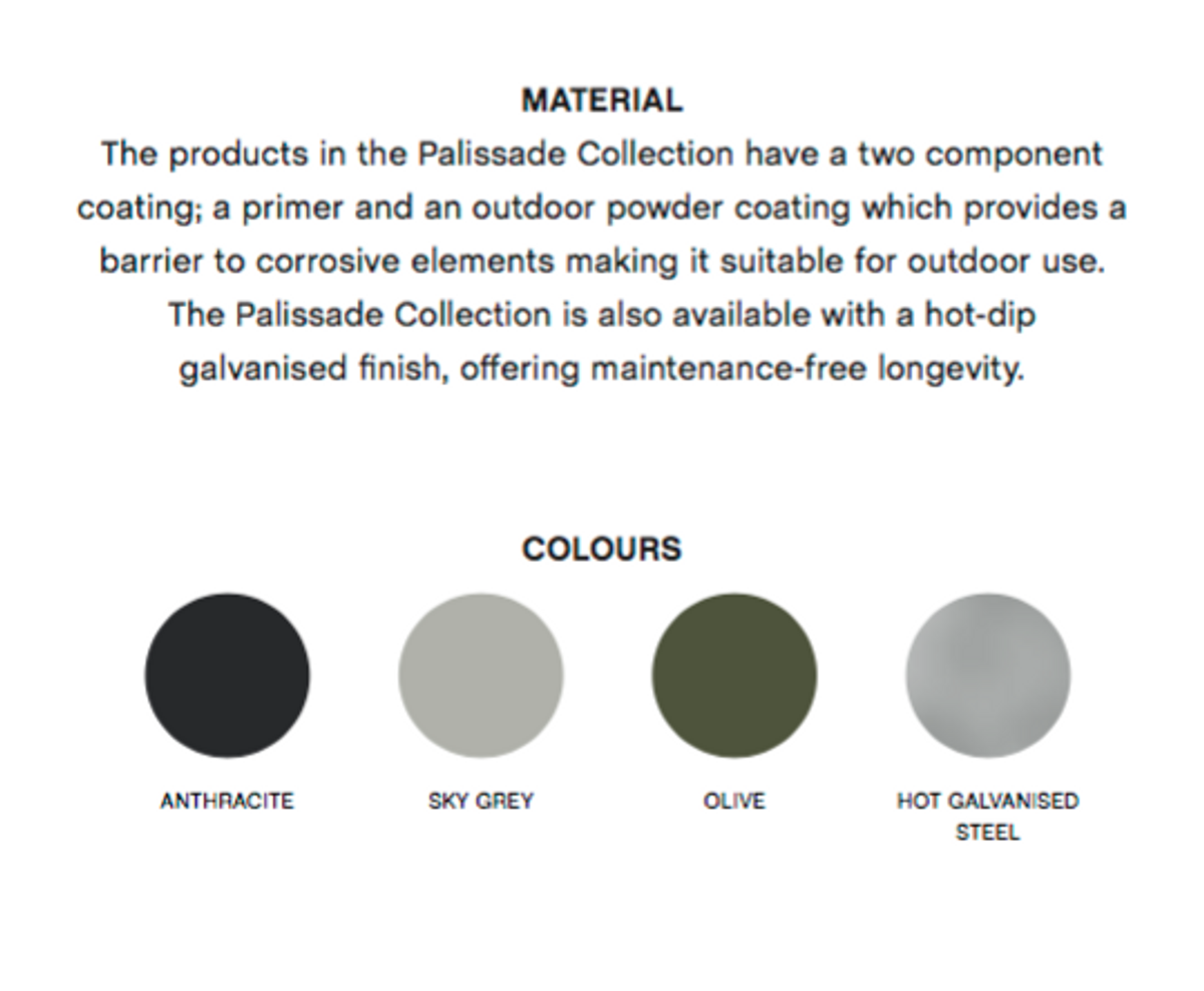 Palissade Dining Bench Olive