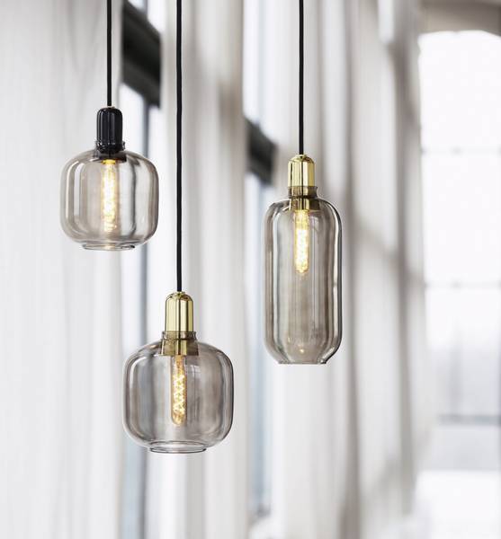 Bilde av Amp Lamp L Smoke/Brass