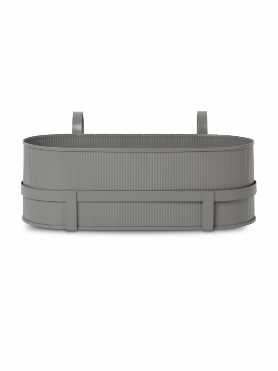 Bau Balcony Box, Warm Grey